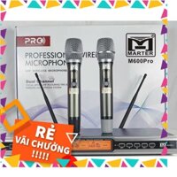 Bộ Micro karaoke không dây M600PRO có kèm theo 02 chống lăn bảo vệ micro cao cấp