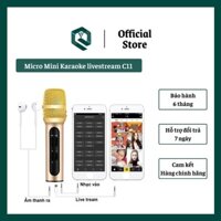 Bộ Micro Karaoke Mini - Micro Thu Âm Livestream Kết Nỗi Với Các Thiết Bị Như Điện Thoại, Máy Tính, Laptop Hoặc IPad