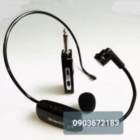 Bộ Micro không dây đeo tai / cài đầu UHF 996