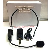 Bộ Micro không dây đeo tai UHF 996