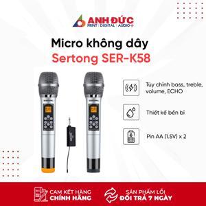 Bộ micro không dây Sertong SER-K58