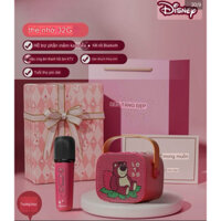 bộ micro+ loa Bluetooth không dây gấu dâu Lotso chính hãng Disney