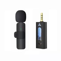 Bộ Micro thu âm không dây cài áo K35 khử tiếng ồn để livestream, quay video cổng jack 3.5mm