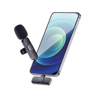 Bộ Micro Thu Âm Không Dây K8 (1 Mic) Khử Tiếng Ồn Để Livestream Ghi Âm Quay Video hoco.