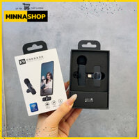 Bộ Micro Thu Âm Không Dây K9 (1 Mic, 2 Mic) Khử Tiếng Ồn Để Livestream Ghi Âm Quay Video Cổng iPhone và Type C