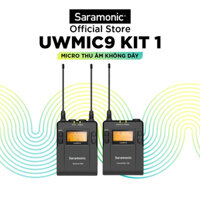 Bộ Micro Thu Âm Không Dây Saramonic Uwmic9 Kit1 - Quay Phim  Vlog  Livestream - Hàng Chính Hãng