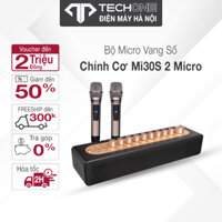 Bộ Micro Vang số chỉnh cơ Mi30s + chống lăn+ 2 micro - Hàng chính hãng Bảo Hành 12 Tháng