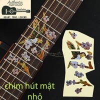 Bộ miếng dán khảm cần Đàn Và Trang Trí Họa Tiết 14 Mẫu- Khảm Đàn Cho Guitar Ukulele Nhạc cụ