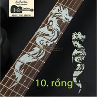 Bộ miếng dán khảm cần Đàn Và Trang Trí Họa Tiết 14 Mẫu- Khảm Đàn Cho Guitar Ukulele Nhạc cụ