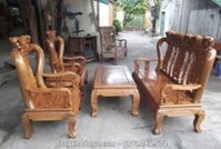 Bộ Minh Quốc Đào Gỗ Lim 6 Món Tay 10