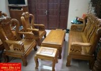 Bộ Minh Quốc Voi Gỗ Lim Tay 10