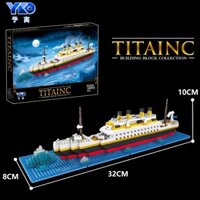 bộ mini lắp ráp mô hình Bộ Đồ Chơi Lắp Ráp Mô Hình Tàu Chiến Bằng Titan Tương Thích Với Người Lớn