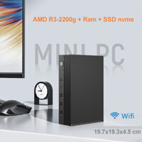 Bộ mini pc itx AMD 2200g giá rẻ, làm việc, chơi game