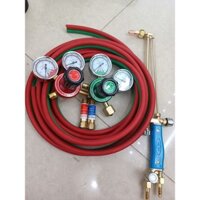 Bộ mỏ cắt gió đá đầy đủ, bộ cắt hơi oxy gas kèm 10m dây hơi đôi, đồng hồ oxy gas van chống cháy, mỏ cắt oxy gas G03-30