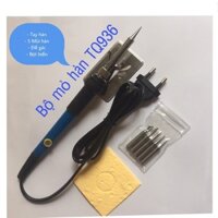 Bộ Mỏ hàn chì điều chỉnh nhiệt độ 60w +5 mũi hàn tiêu chuẩn của châu âu