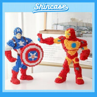 Bộ Mô Hình Đồ Chơi Lego Lắp Ráp Xếp Hình 3D Cao Cấp Siêu Anh Hùng Spider Man Ironman Thor- Phát Triển Kỹ Năng, Sáng Tạo