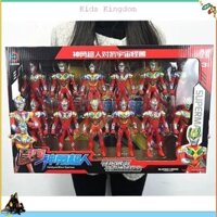 Bộ Mô Hình Siêu Nhân Ultraman - Đồ Chơi Bé Trai - Quà Tặng Độc Đáo