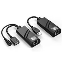 Bộ mở rộng cáp mạng USB 2.0 của RJ45 Cat5e Cat6 Cáp Ethernet 100M cho máy ảnh Webcam Chuột và bàn phím Máy in đĩa Flash U