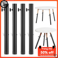 Bộ mở rộng chân bàn 4 miếng, với 4 chốt khóa và 4 chốt khóa, Bộ mở rộng chân ghế 20cm, Chân bàn có thể điều chỉnh bằng thép Carbon hạng nặng, Thích hợp cho bàn và ghế