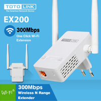 Bộ mở rộng sóng WiFi kèm Repeater Chuẩn N Totolink EX200-BH 24 T 4.8 , Bộ Kích Sóng 4G