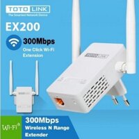 Bộ mở rộng sóng WiFi kèm Repeater Chuẩn N Totolink EX200-BH 24 T 4.8