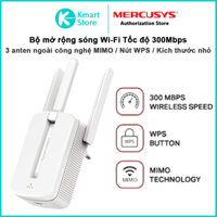 Bộ mở rộng sóng WiFi Tốc Độ 300Mbps Mercusys MW300RE | Dễ dàng cài đặt | Phát sóng rộng | Bảo hành 2 năm