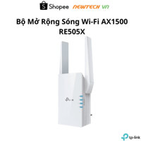 Bộ mở rộng sóng Wifi TP-Link RE505X, chuẩn wifi 6 AX1500, kết nối nhiều thiết bị, BH 24 tháng