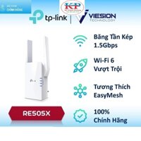 Bộ mở Rộng Vùng Phủ sóng Wi-Fi TPLink RE505X Chuẩn AX1500 Thế Hệ Tiếp Theo Tốc Độ Siêu Nhanh, Bộ Kích Sóng Wifi