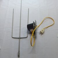 Bộ mô tơ + xiên nướng gà vịt gia đình, dã ngoại tiện dụng