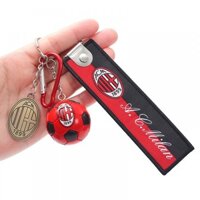 Bộ móc khóa Khóa dệt + Bóng đá + Móc khóa cổ điển Ba lô Mặt dây chuyền Real Madrid Inter Chelsea Man.United City Al-Nassr AC Milan Juventus Đội bóng đá Fan Gif