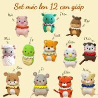 Bộ Móc Len 12 Con Giáp LylyCraft Bao Gồm Dụng Cụ Móc Len Và Video Hướng Dẫn Chi Tiết Cho Người Mới
