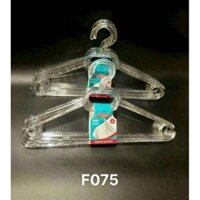 Bộ móc treo quần áo big size nhựa trong Flora 6c/bộ F075K