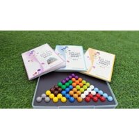 [Bộ mới 3 sách] Đồ chơi đố trí thông minh Hàn Quốc Puzzlia bộ tam giác