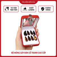 Bộ móng gảy đàn cổ tranh cao cấp, 1 bộ 8 móng gảy độ bền vượt trội