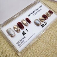 Bộ Móng Tay Giả Hình Mắt Mèo 10.26