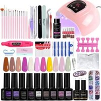 Bộ Móng Tay Nghệ Thuật Sơn Móng Tay 54W Bộ Đèn UV Móng Tay Gel Bộ Sơn Móng Tay Bộ Máy Mài Móng Tay Chống Thấm Nước Nhanh Máy Sấy Màu Gel Sơn Móng Tay Dụng Cụ DIY Cho Người Mới Bắt Đầu