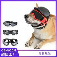 Bộ mũ bảo hiểm cho chó cưng Bộ kính cho chó cỡ lớn vừa Bộ ổ đĩa đi chơi Đồ dùng cho thú cưng thiết yếu