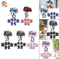 Bộ mũ bảo hiểm và miếng đệm trẻ em Bánh răng mũ xe đạp cho bé trai ngoài trời