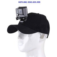 Bộ mũ đội gắn gopro, bộ mũ đội gắn điện thoại làm camera hành trình