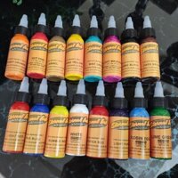 Bộ mực 16 màu Eternal ink ( mực tập xăm )