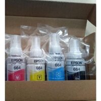 Bộ mực in 4 màu mã 664 cho máy in Epson L310,L300,L360,L365,L110,L120,L130,L220,L1300 v.v.