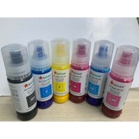 Bộ Mực in phun Art Paper UV Epson Ecotank BK/C/Y/M/LM/LC giá tính trên 1bộ 6 màu (70ml) trên giấy Couche