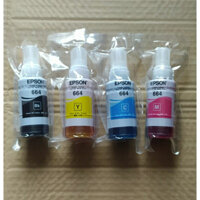 ✅Bộ Mực máy in 4 màu Epson T664 L300 / L310 / L350 / L360 / L1300 / L100 / L120 / L200 nhập khẩu