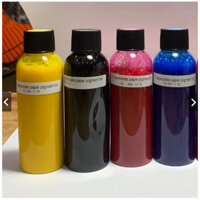 Bộ mực pigment không phai 6 màu 100ml. Dùng cho máy epson in ảnh, card visit, in tem nhãn, logo