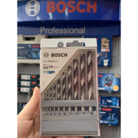 BỘ MŨI KHOAN BOSCH HSS-R (10 MŨI) CHÍNH HÃNG