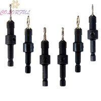 Bộ mũi khoan Countersink Khoan chính xác Rãnh xoắn ốc 1 / 4 Inch Chuôi lục giác