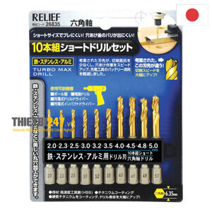 Bộ mũi khoan đá granit 6 chi tiết Relief 26835