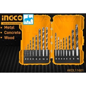 Bộ mũi khoan đa năng 16 chi tiết Ingco AKDL11601