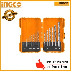 Bộ mũi khoan HSS 15 chi tiết Ingco AKDL51501