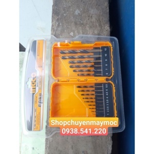 Bộ mũi khoan HSS 15 chi tiết Ingco AKDL51501